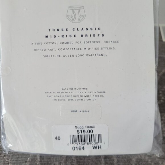 Polo Ralph Lauren Three Classic Mid-Rise Briefs (Size: 40) - Picture 2 of 6